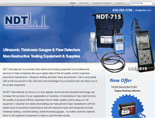 Tablet Screenshot of ndtint.com